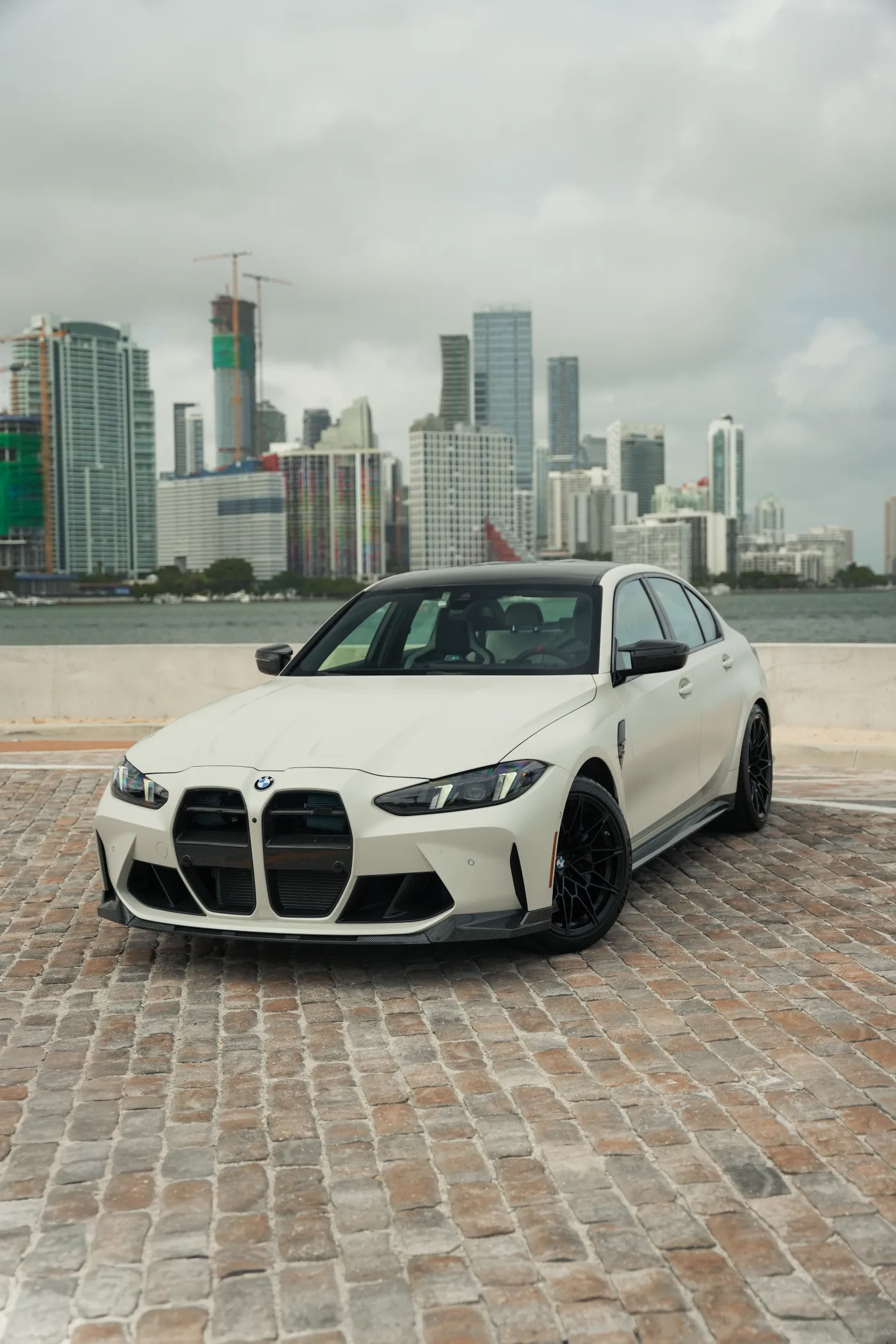 BMW M3 Competition Frozen White