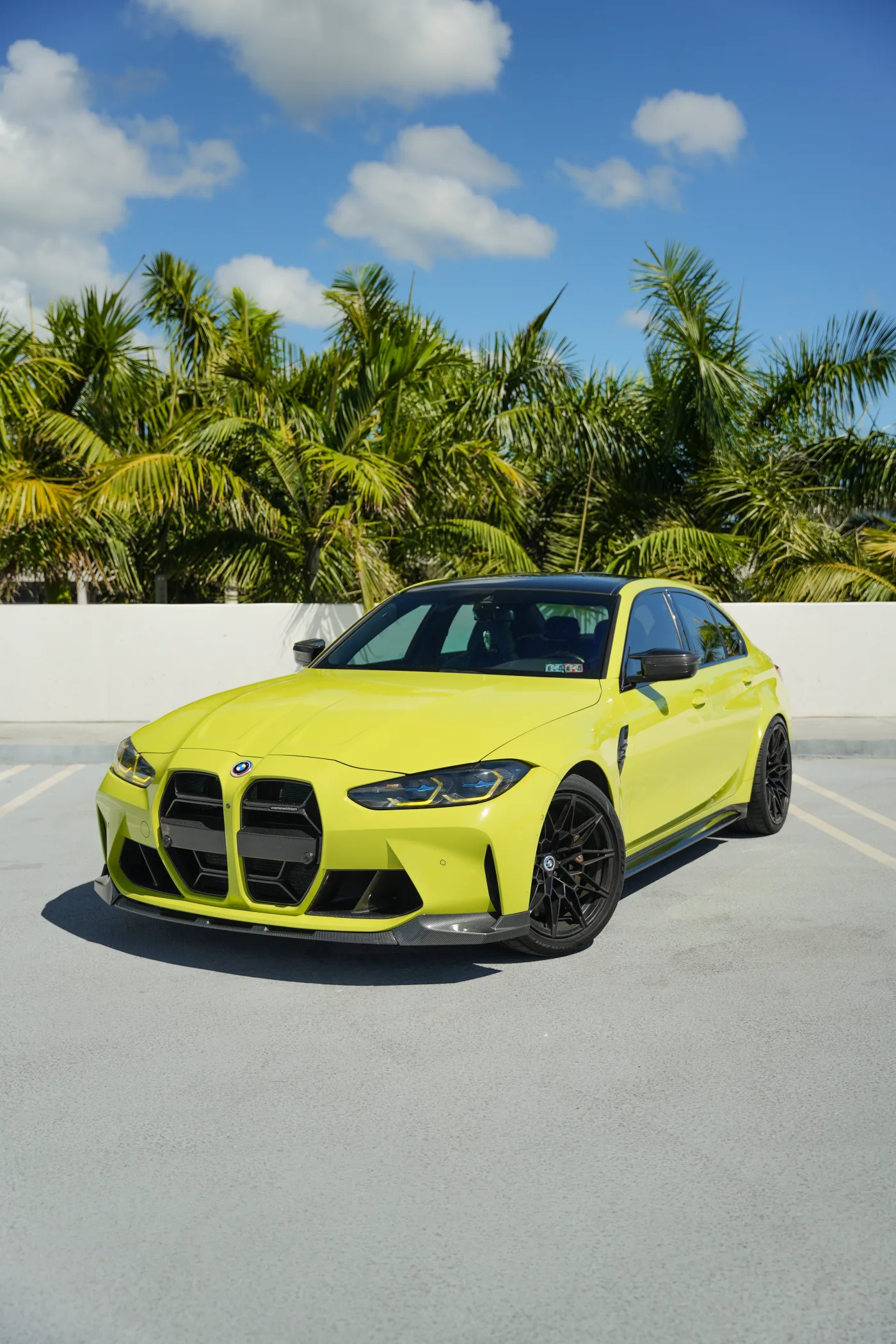 BMW M3 Competition Yellow