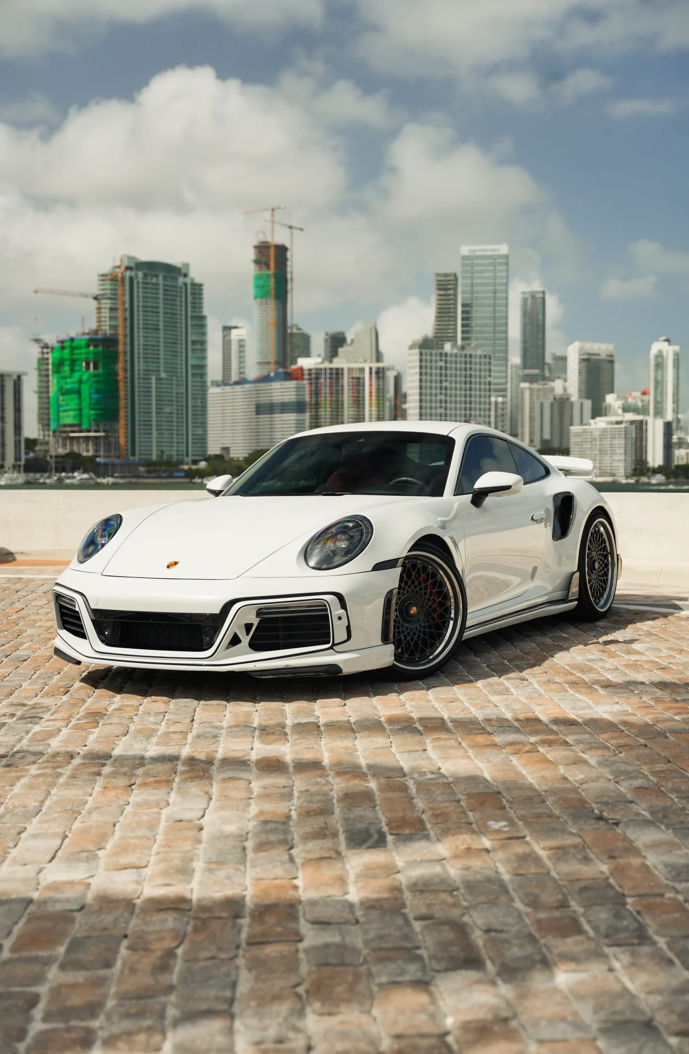 Porsche 911 Turbo S Techart White