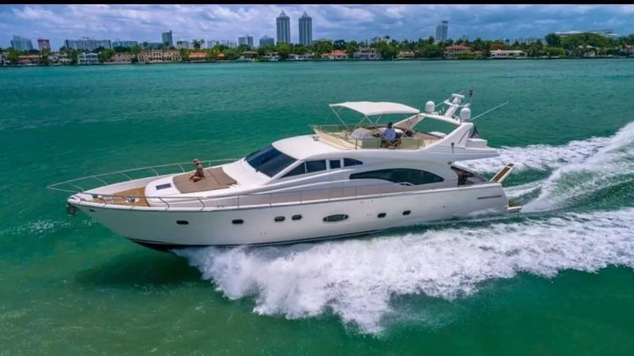 75' Ferretti - Private Yacht Charter Miami