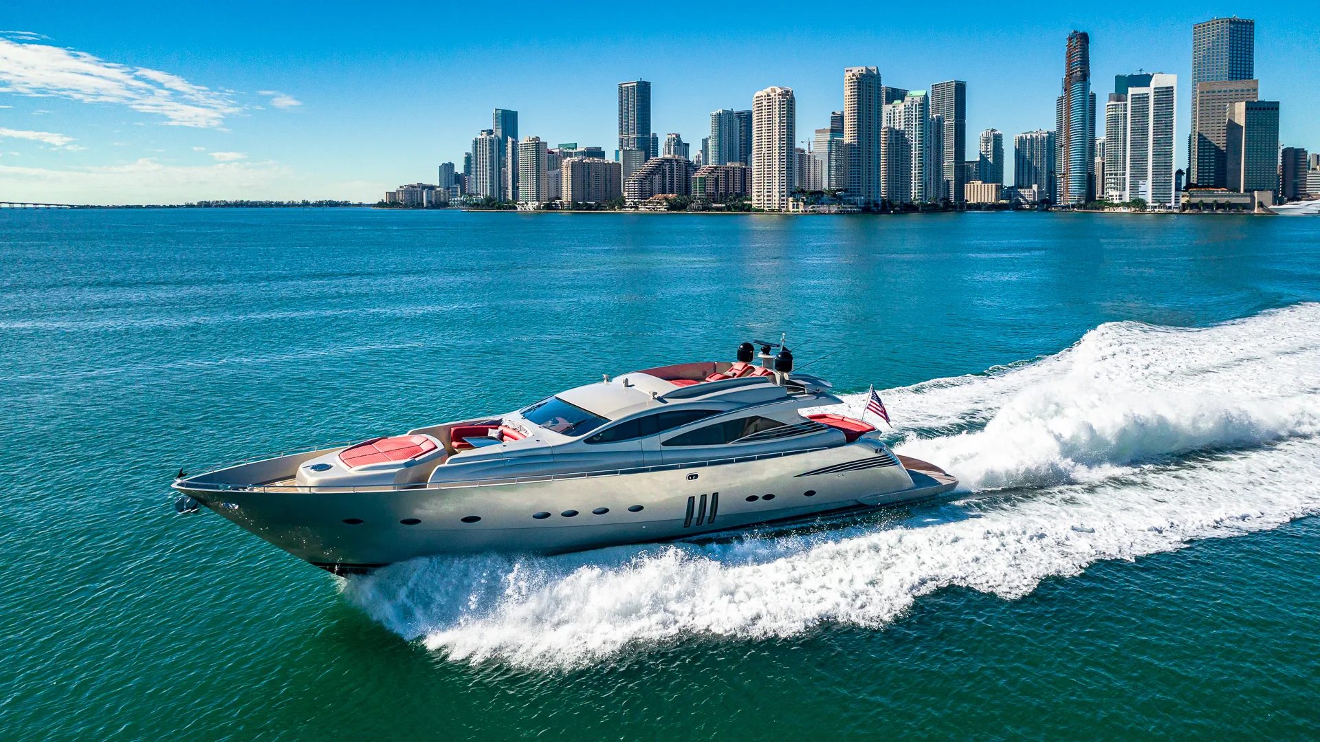 90' Pershing - Private Yacht Charter Miami